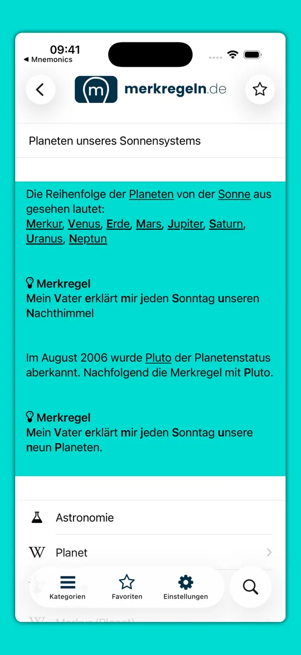 Screenshot #2 pour merkregeln.de - Alles gemerkt!