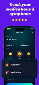 Body Temperature Fever Diary screenshot