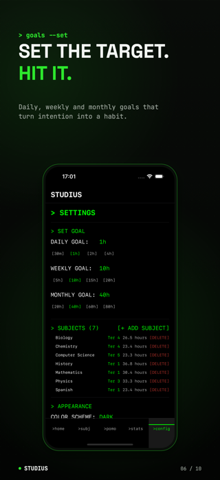 Studius: Study Timer Tracker Screenshot 6 of 10