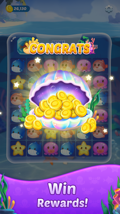 Ocean Crush: Blast Game Screenshot
