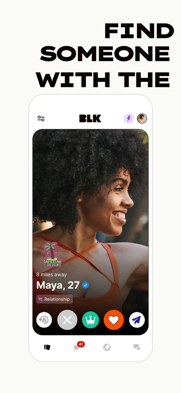 #2. BLK: Black Singles Dating App (iOS) 게시자: Affinity Apps, LLC