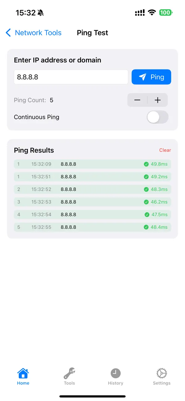 Screenshot #2 pour NetCheckr