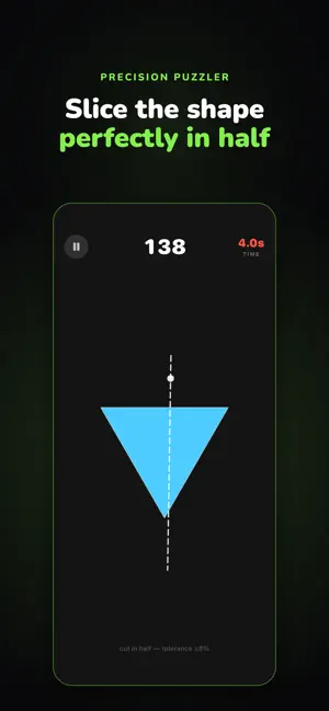 Exact Cut: Slice Puzzle screenshot 1