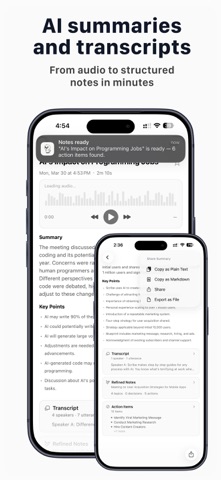 Dev Partner: Meeting Notes Screenshot 2 of 10