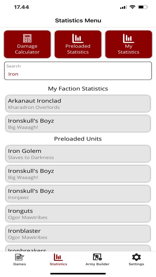 #2. MathHammer AoS (iOS) By: Stefany Borjas