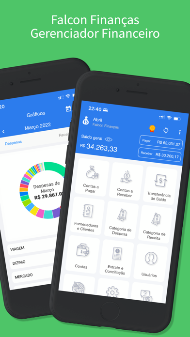 Falcon Finanças Screenshot