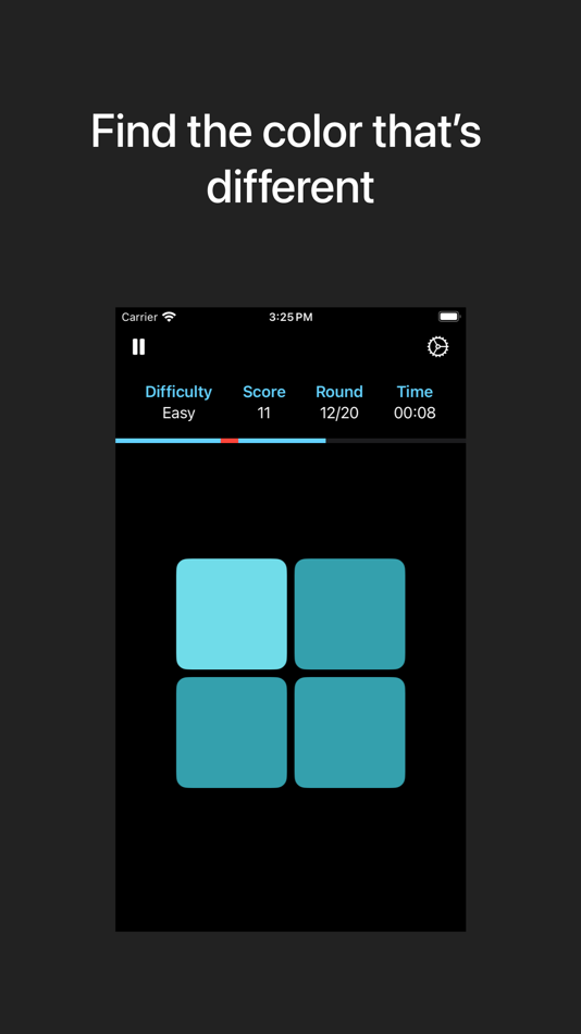 #1. Color Seek (iOS) 由: Ryan Pallas