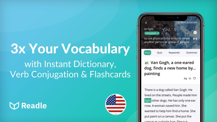 Learn English: News by Readle