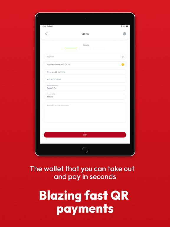 People's Pay iPad screenshot 6 - Finance app