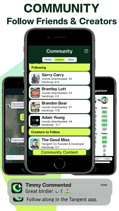 Tangent Golf: GPS Smart Caddie iPhone screenshot 9 - Sports app