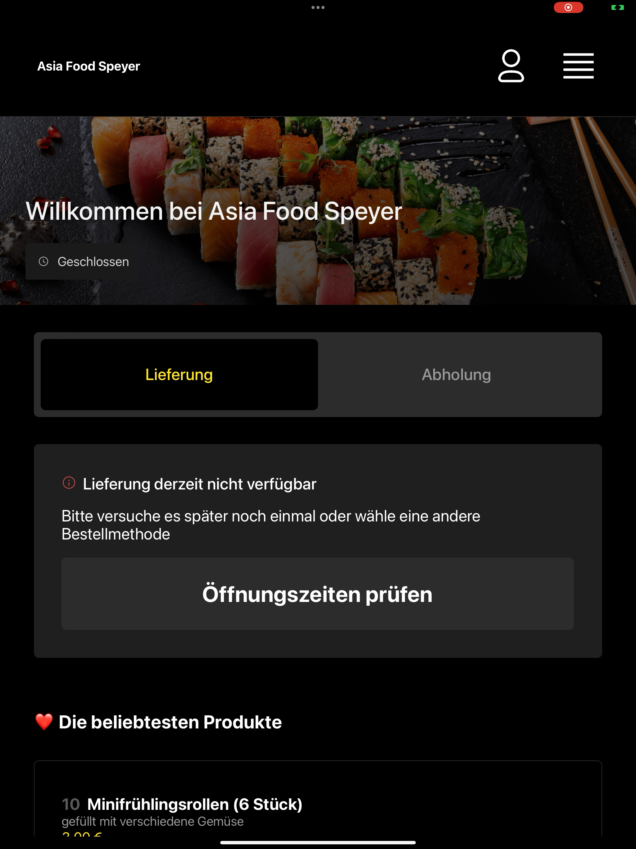 Asia Food Speyer screenshot 13