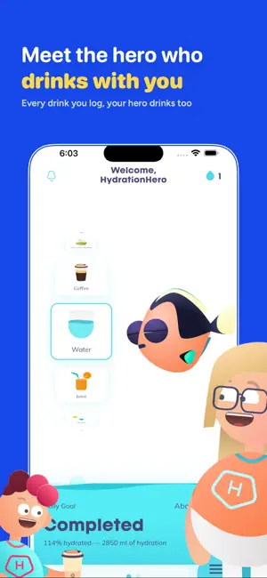 Hydration Hero:Water Reminder screenshot 1