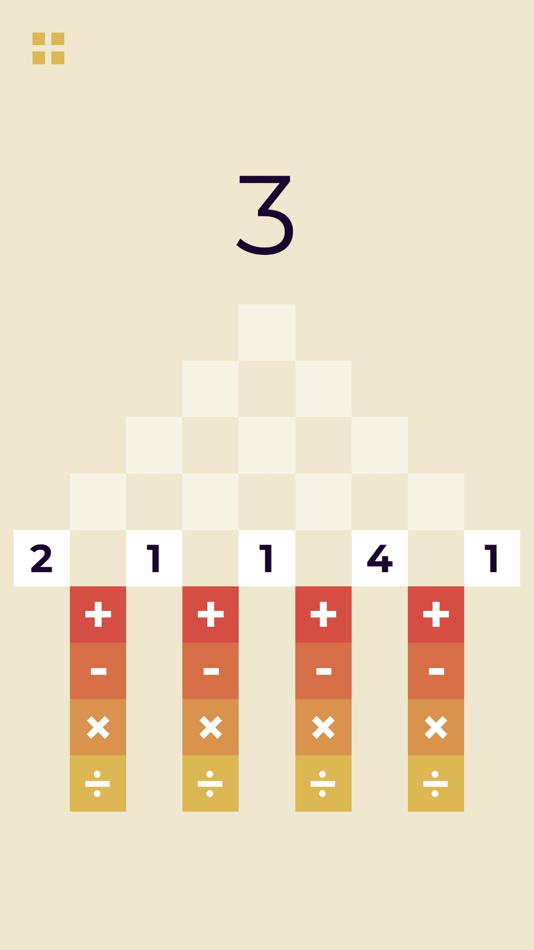 #6. Pyramid Math - Number Puzzle (iOS) Podle: Uova Oy