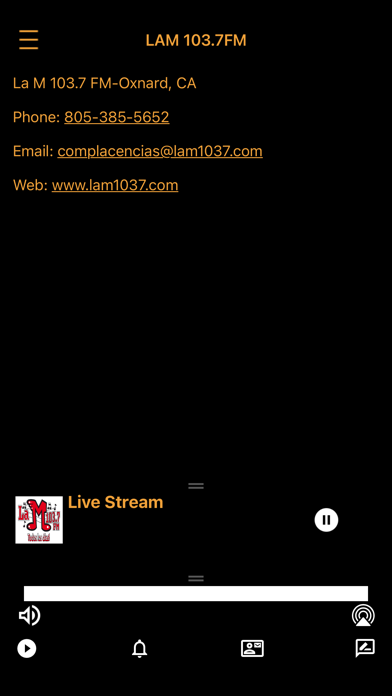 Screenshot 3 of LaM103.7FM-Oxnard, CA App