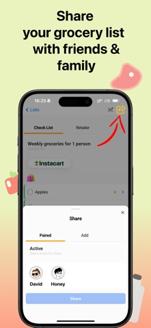 AI RaccoonMind: Shopping List iPhone screenshot