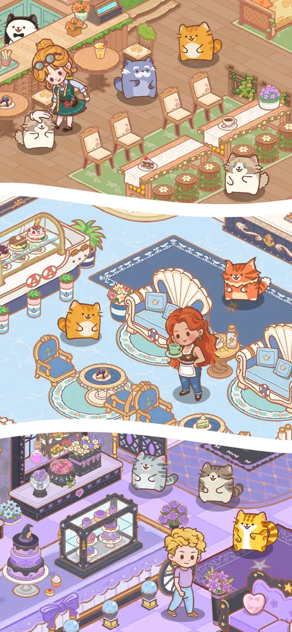 #5. Cat Garden Merge (iOS) 由: IMI GAME