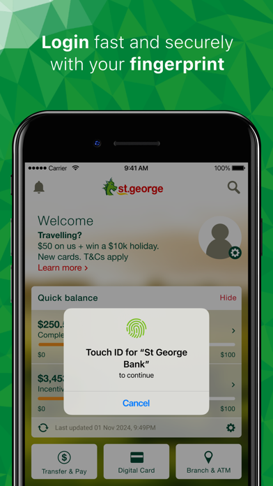 St.George Mobile Banking Screenshot