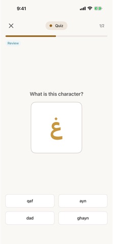 Learn Arabic Alphabet & Script Screenshot 8 of 8