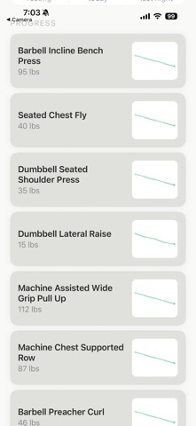 Magni: Workout Log screenshot