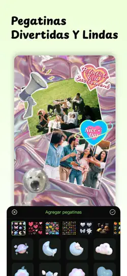 Captura de pantalla de PhotoGrid Collage Maker Staril en iPhone 2