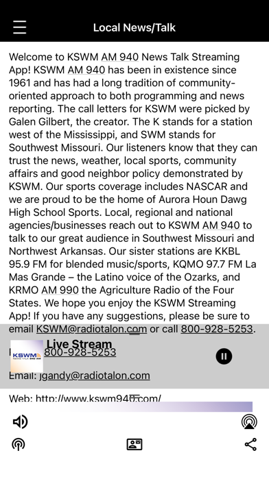 Screenshot #3 pour KSWM AM 940 News Talk