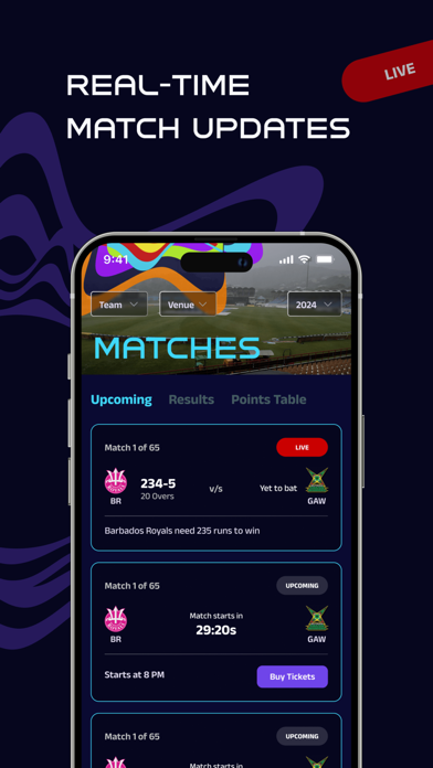Caribbean Premier League Screenshot