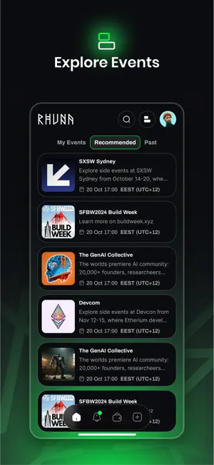 Rhuna: Smart Event Tickets screenshot 1