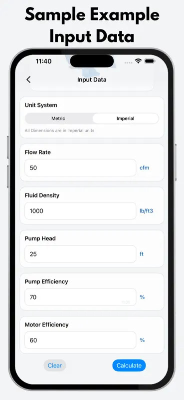 Pump Calculator screenshot 7 of 8