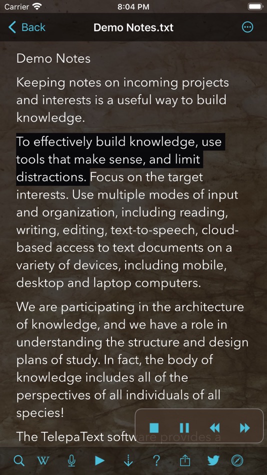 #2. TelepaText - editor, speech (iOS) 由: Imaja
