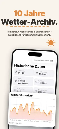 Screenshot von Nano - Wetter Für Deutschland auf dem iPhone 3