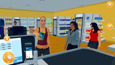 スーパーマーケットのレジ係ゲームSupermarket 3Dのおすすめ画像2