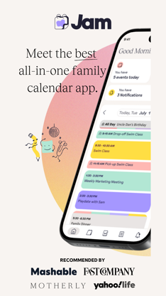 Jam Family Calendar screenshot 1