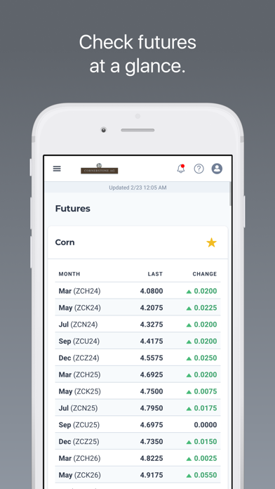 Cornerstone Ag, LLC Screenshot