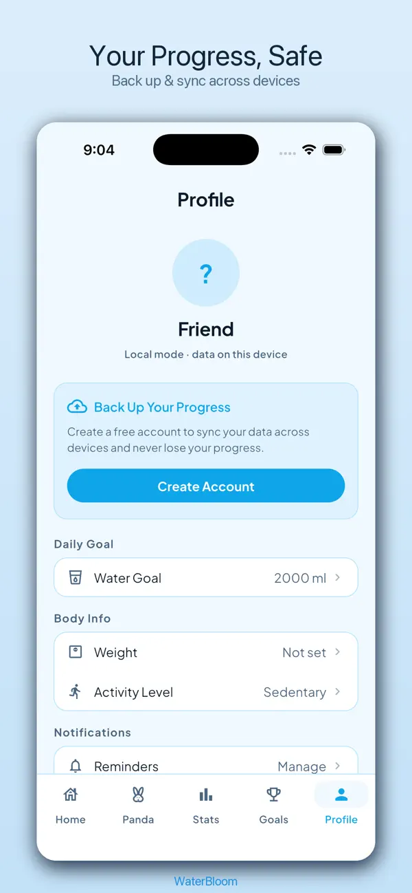 Screenshot #1 pour WaterBloom - Water Reminder