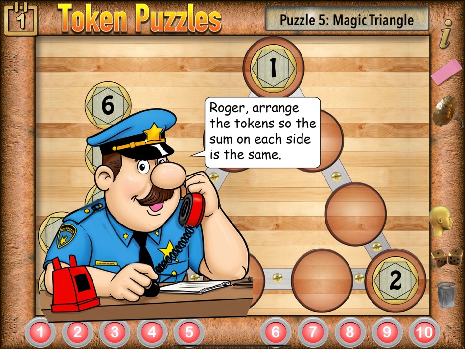 #1. Token Puzzles (iOS) 由: Ventura Educational Systems
