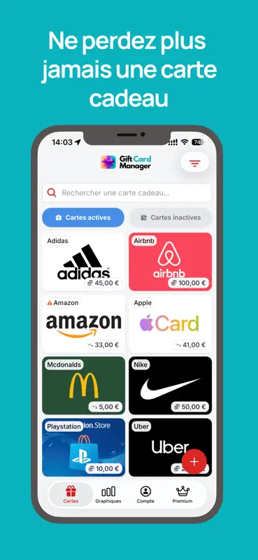 Gift Card Manager screenshot 1 of 7