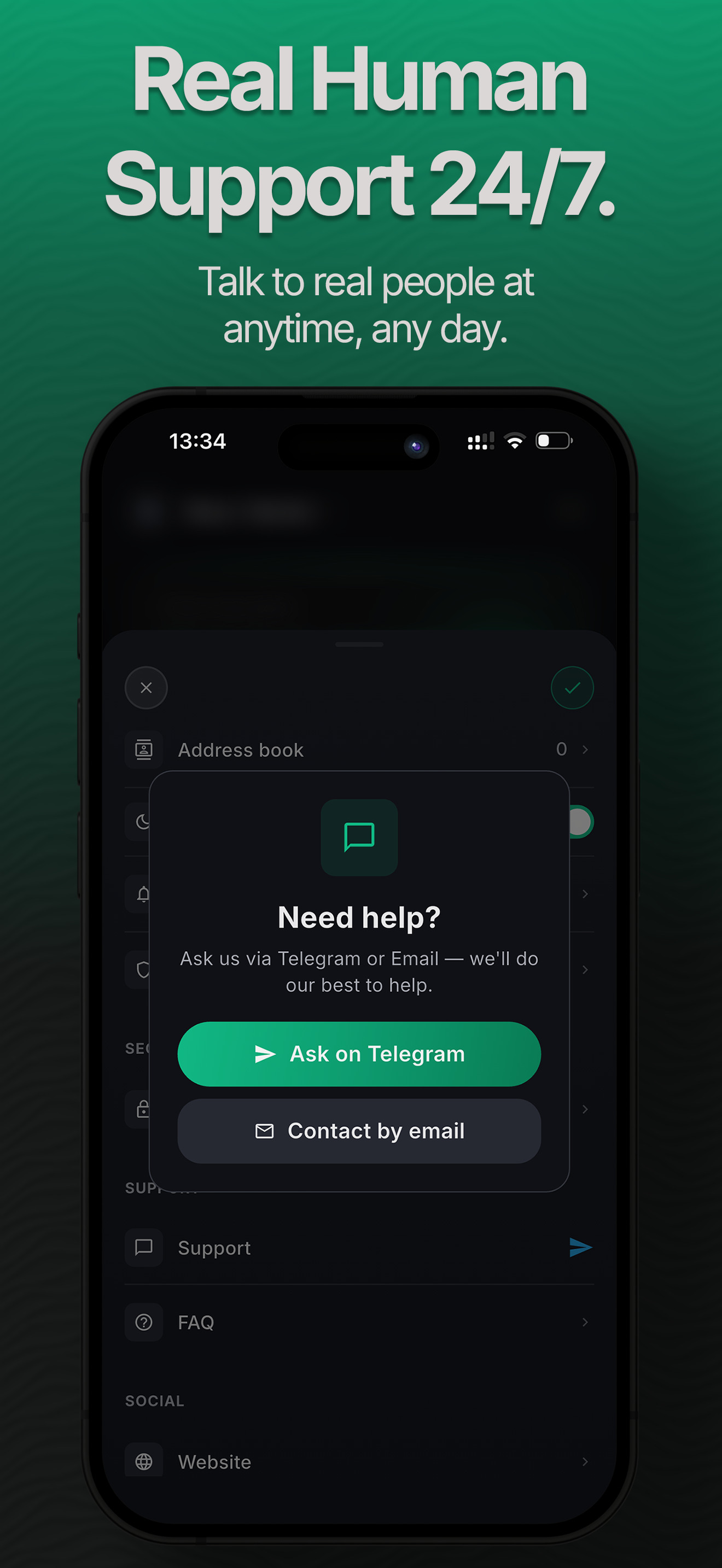 ONIQ: Crypto & USDT Wallet screenshot 6