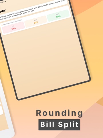 Tip Calculator - Tip Check iPad screenshot