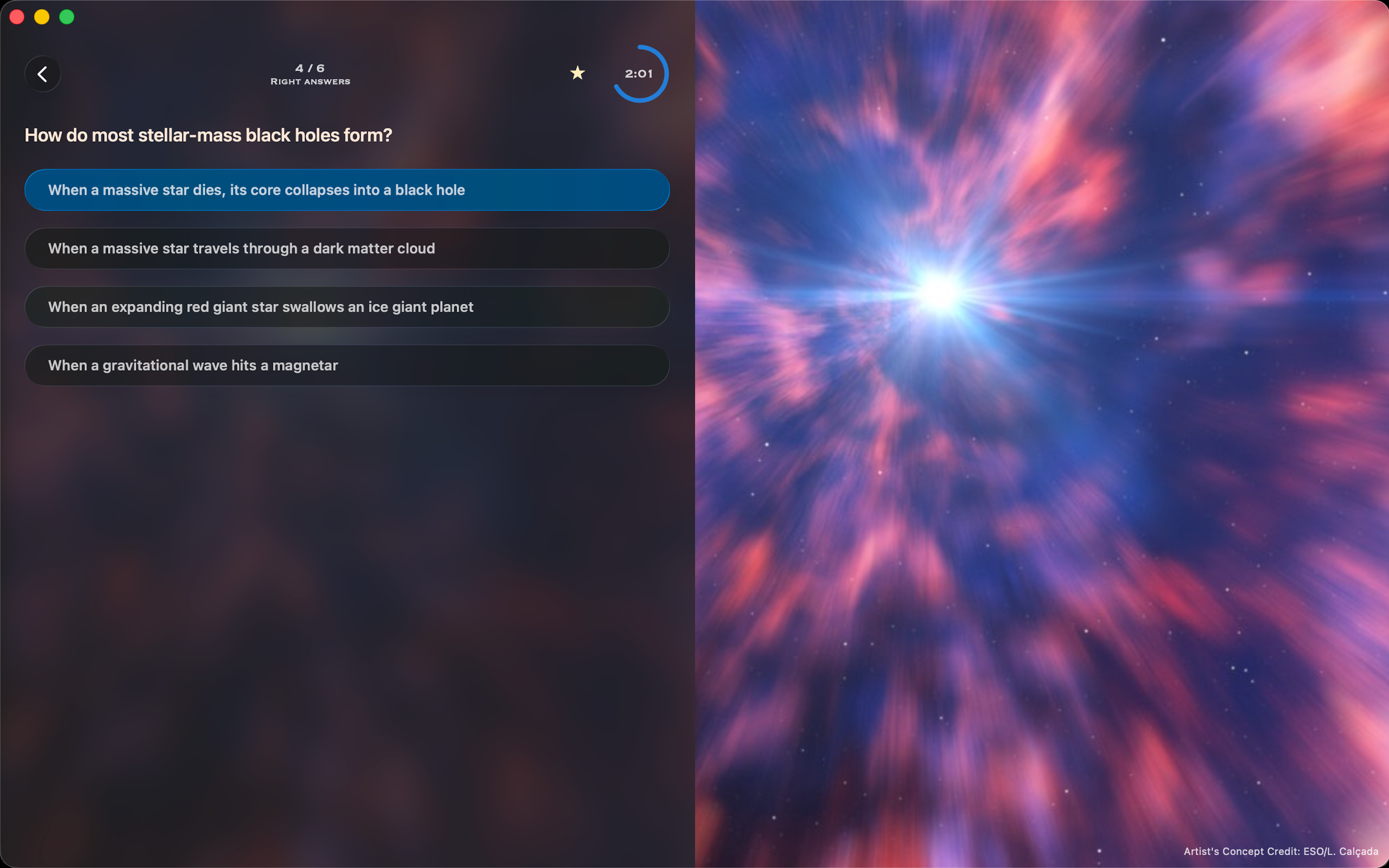 GalacticAR: Space Sim & Quiz