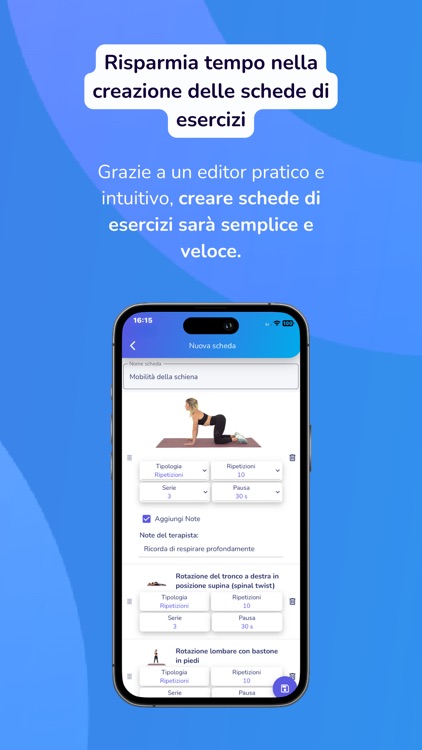 Corpore: Esercizi Fisioterapia