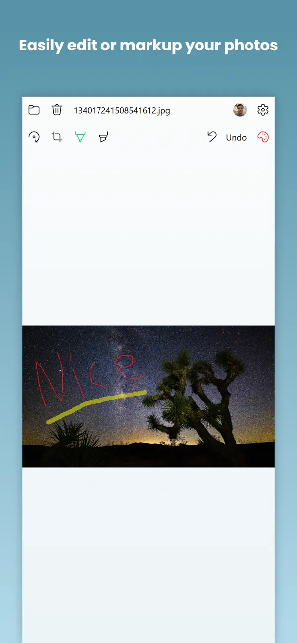 Screenshot #1 pour Photag - Image Editor