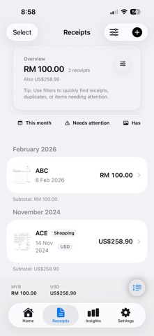 Receipt Vault Secure Screenshot 4 of 10