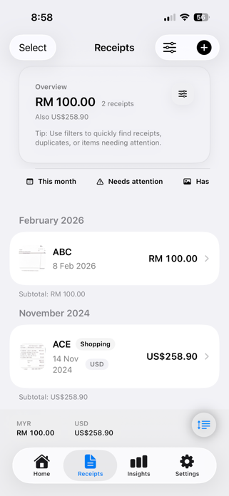 Receipt Vault Secure Screenshot 4 of 10