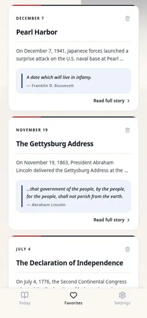 American History Daily screenshot 2