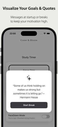 Study Timer: Crane & Bloom Screenshot 5 of 6