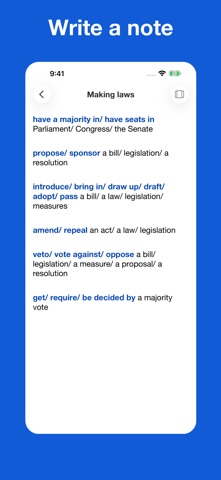 English Collocations By Topics iPhone screenshot