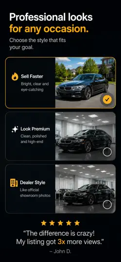Скриншот Car Photo AI на iPhone 2