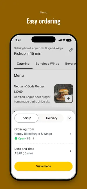 Happy Bites Burger & Wings screenshot 3