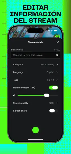 Captura de pantalla de Kick - Empieza El Stream en iPhone 6