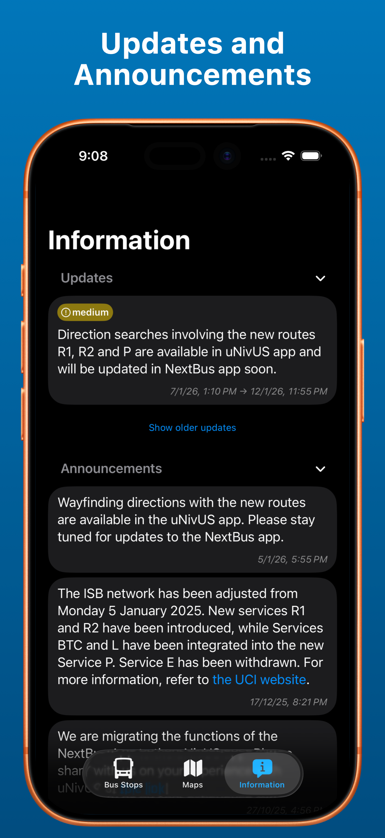 NextBus NUS screenshot 8